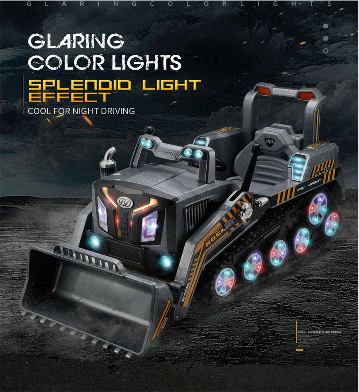 Ride On Kids Excavator Truck