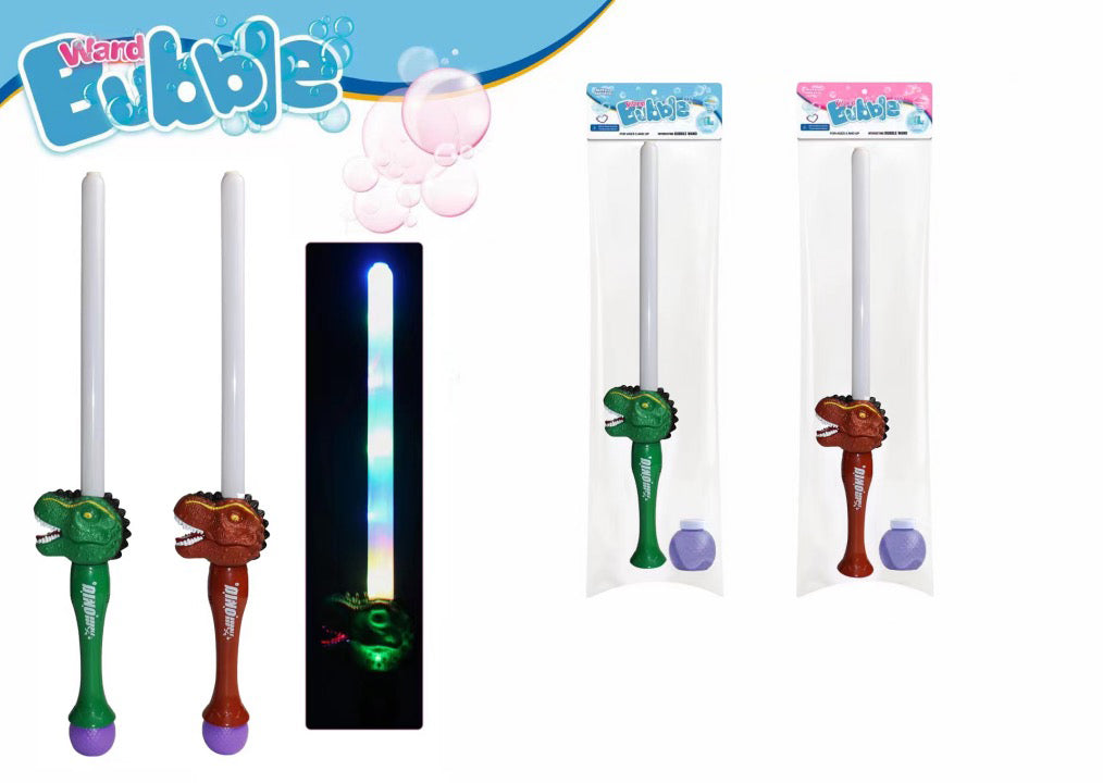 Light Up Dinosaur Bubble Wand