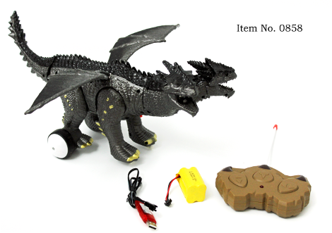 Remote Control RC Walking Dinosaur Light Sound Kids Children Toy