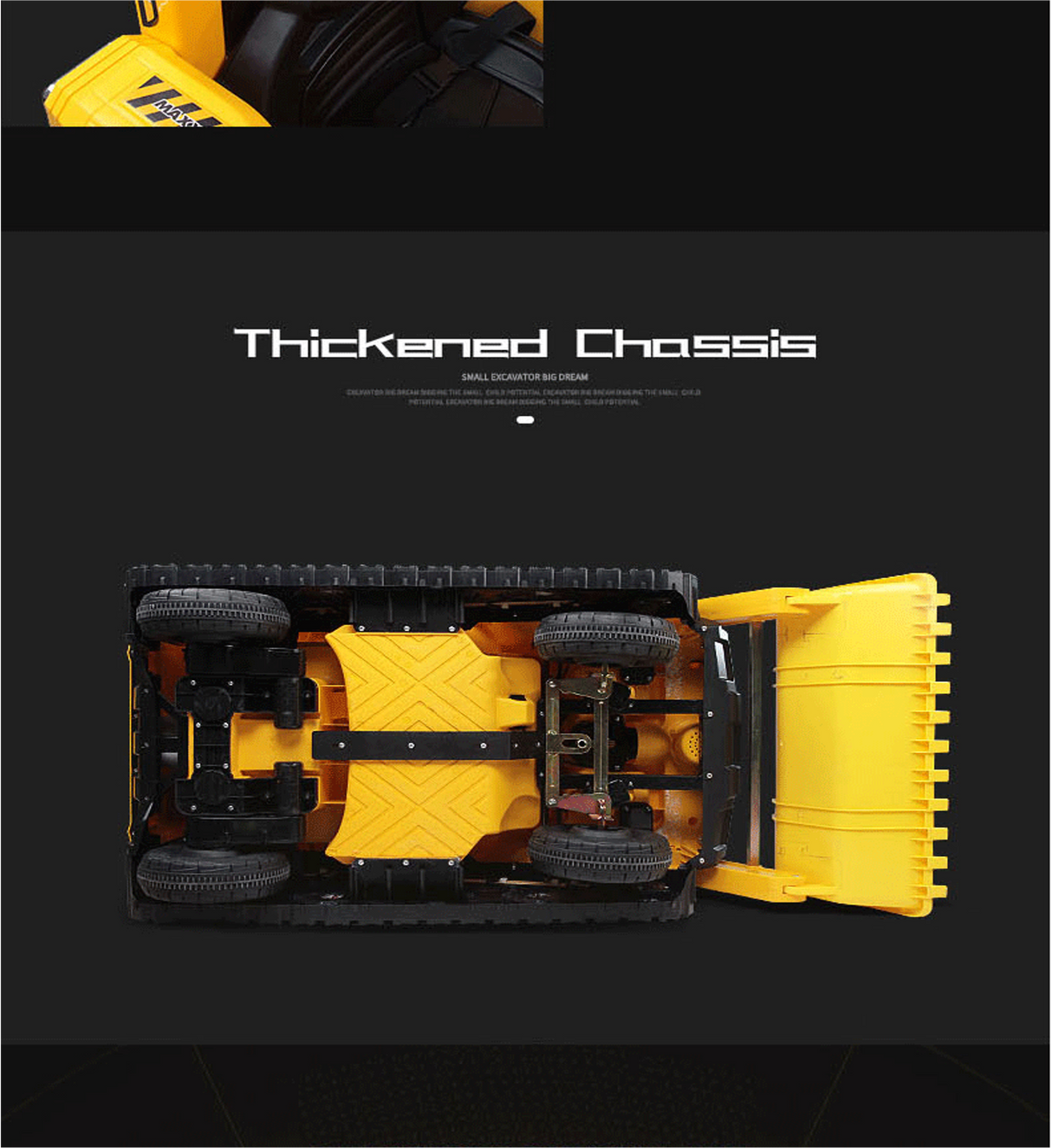 Ride On Kids Excavator Truck