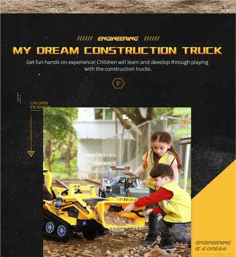 Dream Ride On Excavator Truck