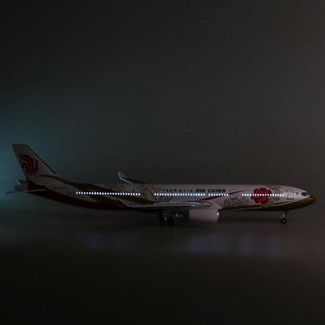 Air China A330 Airplane mode 47cm Plastic Resin airplane Collection model With light and Langing gear