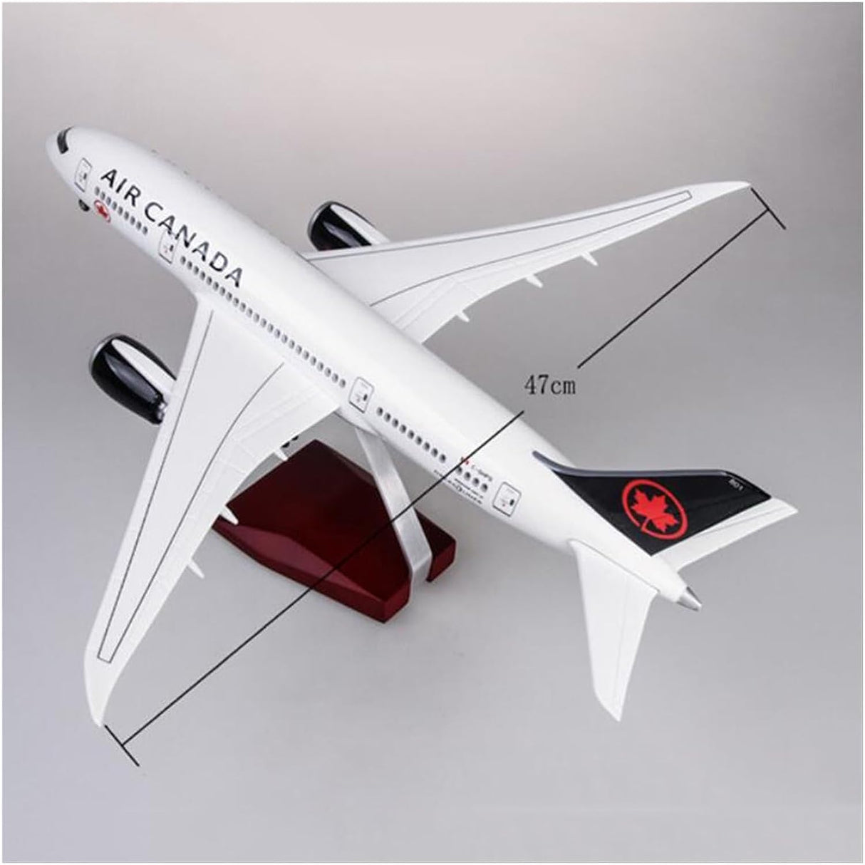 Air Canada Boeing B787 43cm Scale 1/130 Airplane model Collection Model and Gift With Light and Landing Gear