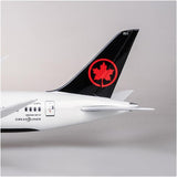 Air Canada Boeing B787 43cm Scale 1/130 Airplane model Collection Model and Gift With Light and Landing Gear