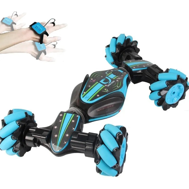 Twister Toy Watch Remote Control Climbing RC Car CV8818-83A 8818-83A Lights Music Gesture Sensing Stunt Remote Control Car