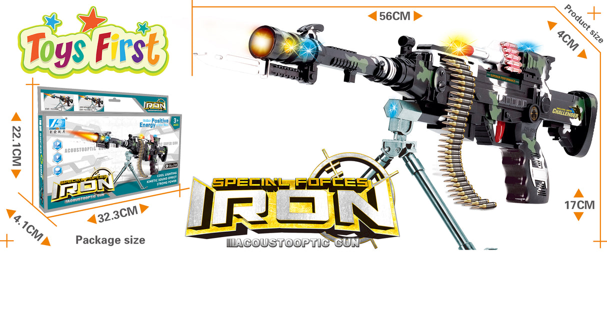 LED Special Forces Iron Toy Gun