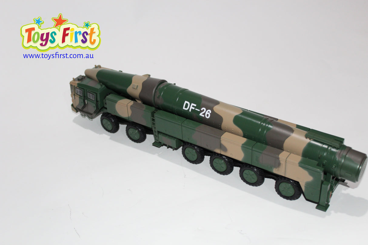 DF-21C missile car 1:30 model alloy finished product, simulation