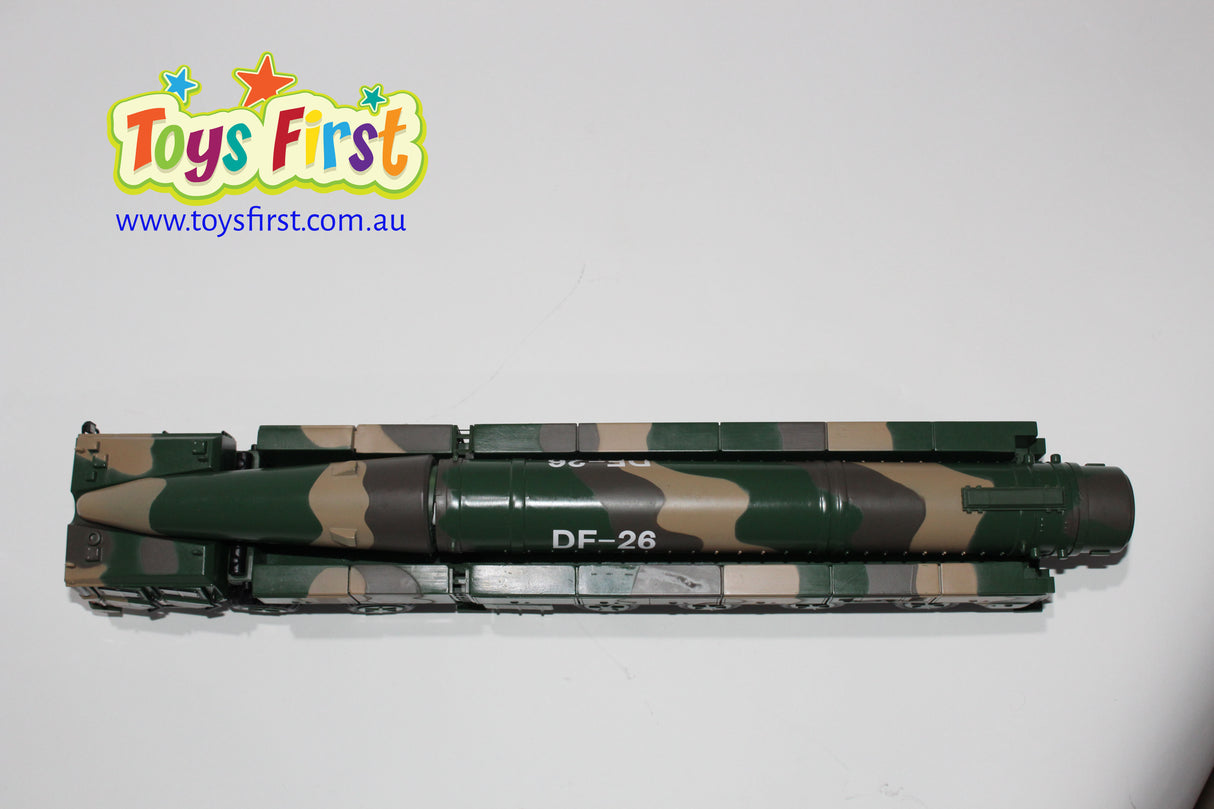 DF-21C missile car 1:30 model alloy finished product, simulation
