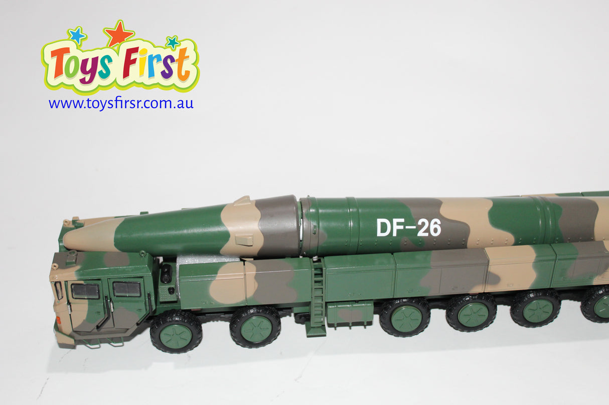 DF-21C missile car 1:30 model alloy finished product, simulation