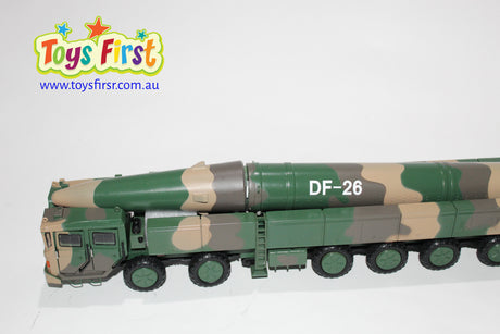 DF-21C missile car 1:30 model alloy finished product, simulation