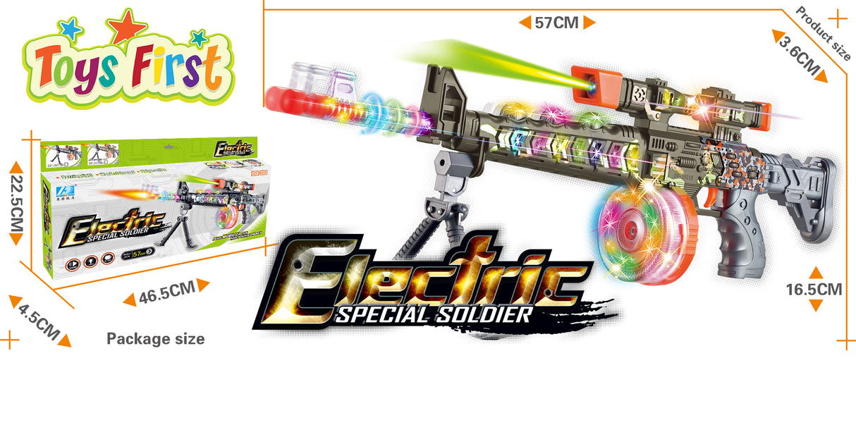 LED Electric Special Soldier Toy Gun