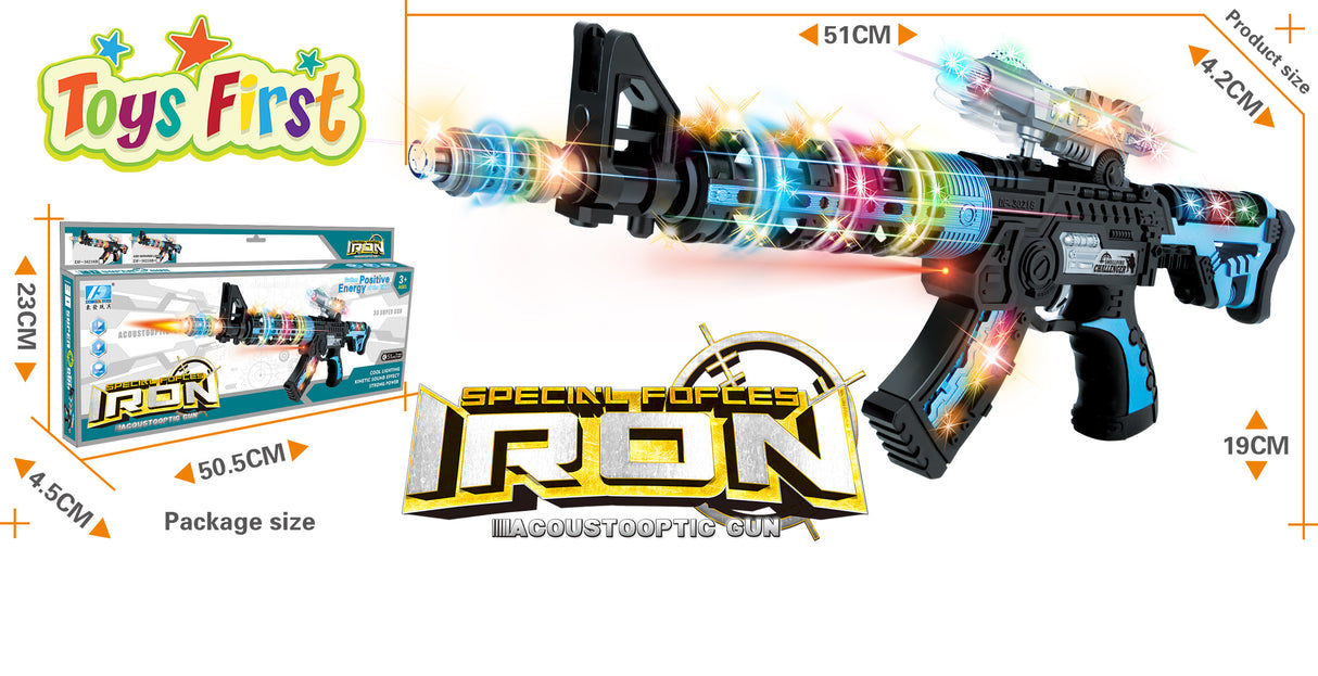 LED Special Forces Iron Acoustooptic Gun