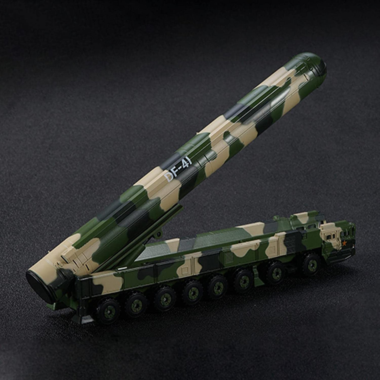 DF-41 missile car 1:72 model alloy finished product, simulation