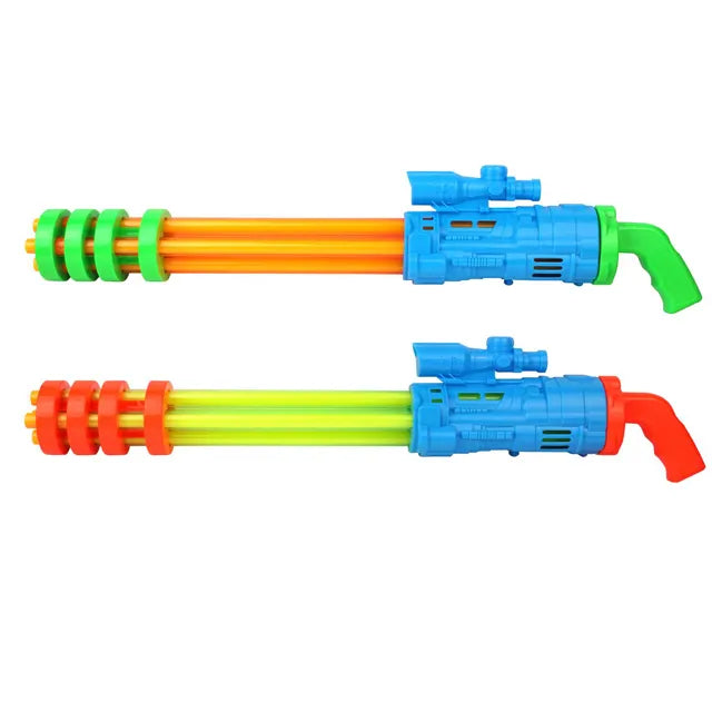 Hot Sale 21.5inch Five Nozzles Water Pump Gun Toys High Pressure Water Spray Toy Gun summer toy kids guns.