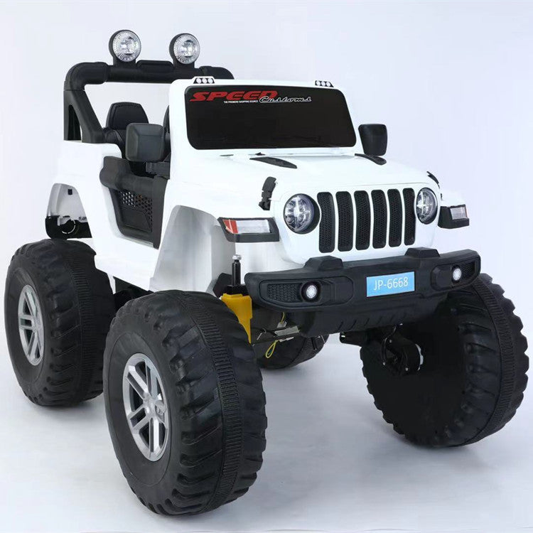 High Quality Double Doors Four-Wheel Suspension off-Road Tires Electric Cars for Kids 2.4G R/C Battery Baby Ride on Cars