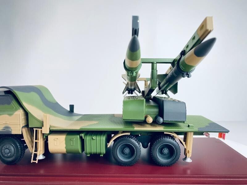 1:24 47CM HQ-12 Air Defense Missile Launcher Truck Diecast Model Collection