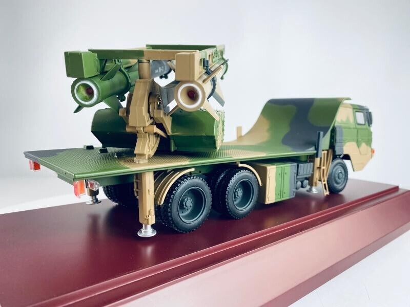 1:24 47CM HQ-12 Air Defense Missile Launcher Truck Diecast Model Collection