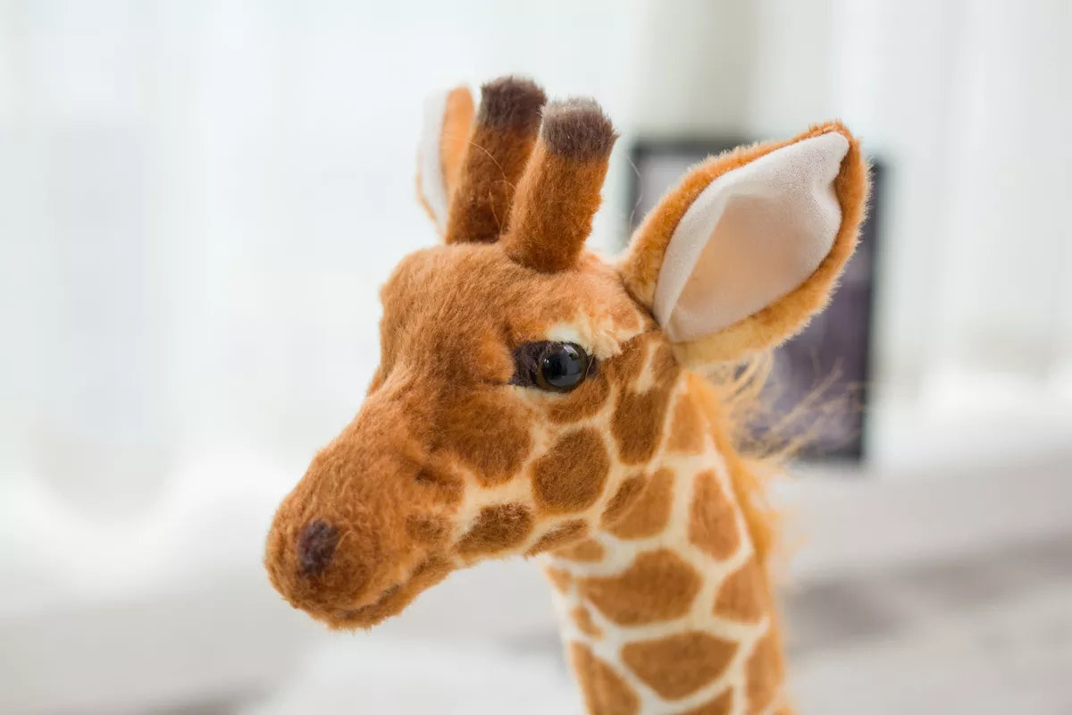Huge Real Life Giraffe Plush Toys Cute Stuffed Animal Soft Simulation Giraffe