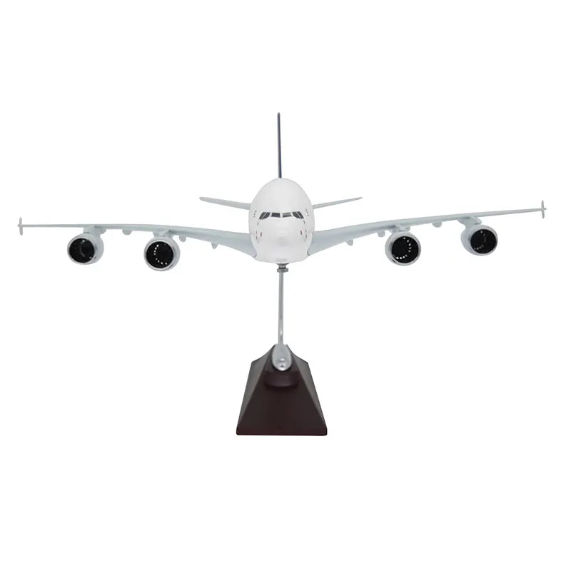 45CM 1:162 Singapore Airlines AIRBUS A380 Passenger Airplane Resin Plane Model