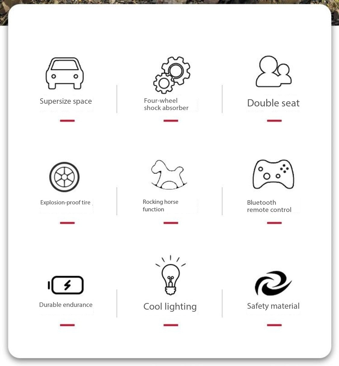 KIDS ELECTRIC RIDE ON CAR