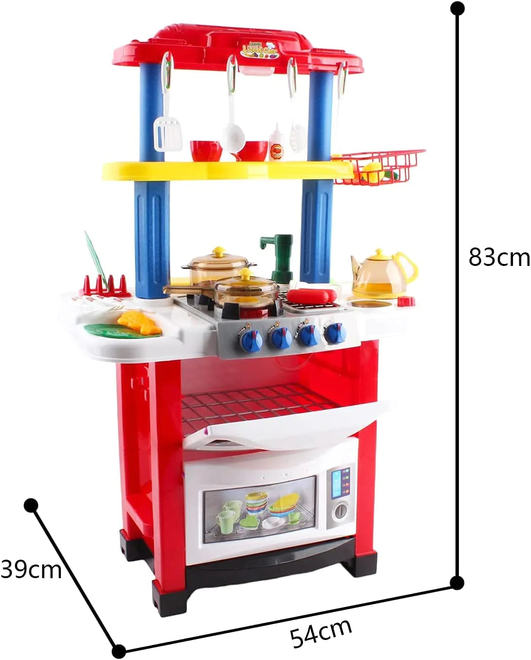 Happy Little Chef Deluxe Kids Kitchen Play Set