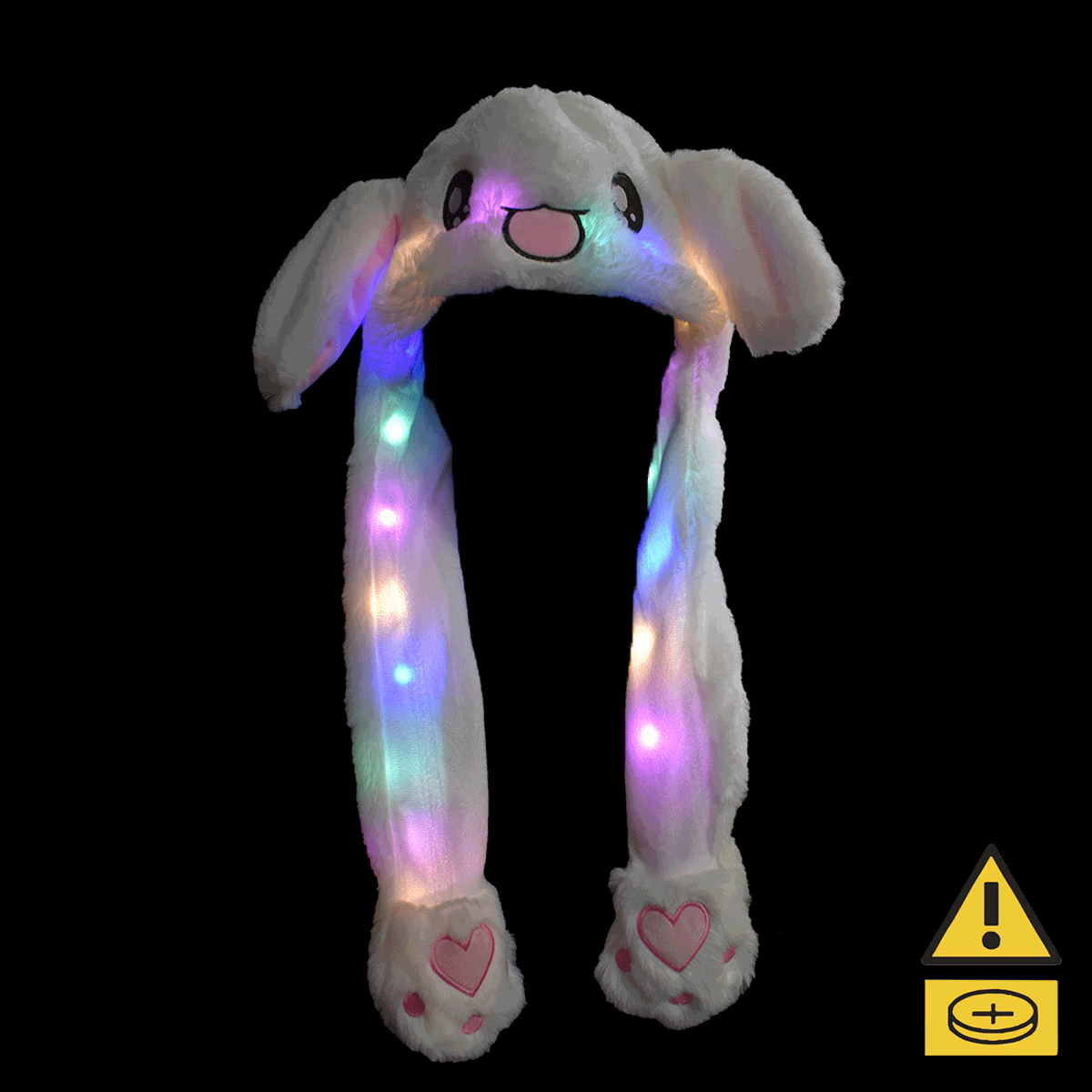 LED Light Up Bunny Beanie