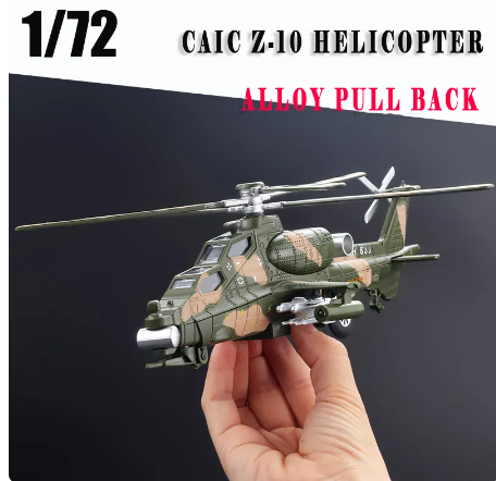 CAIC Z-10 Simulation Alloy Helicopter Aircraft Model