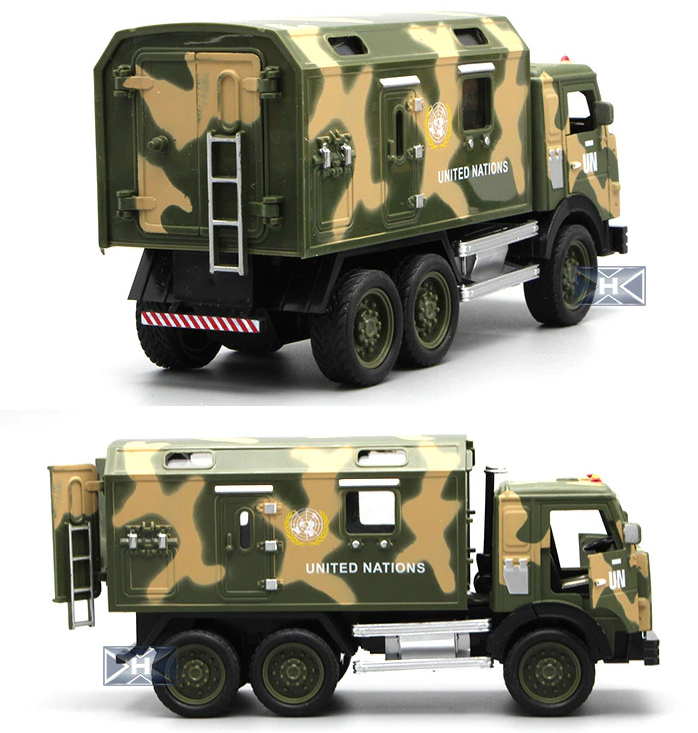 Alloy military model, 1:32 scale Simulation military trucks,alloy pull back Army Vehicl