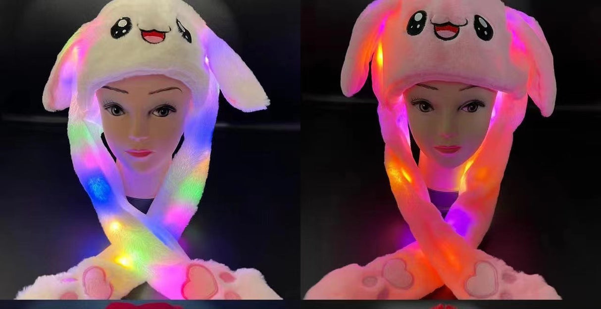 LED Light Up Bunny Beanie