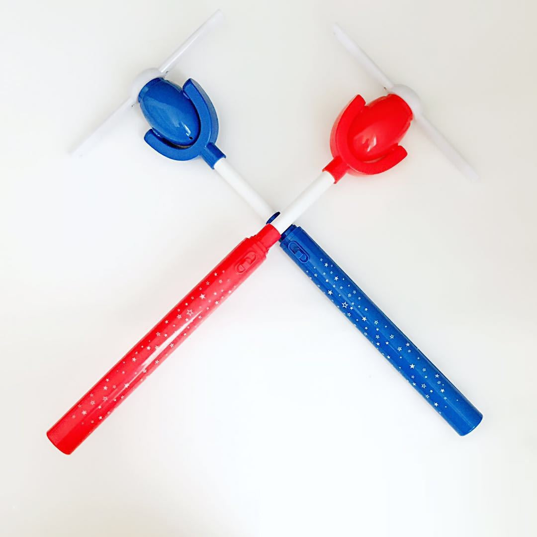 Flashing Light Up LED Spinning Windmill Glows Child Toy Swivel Fan Present Gift