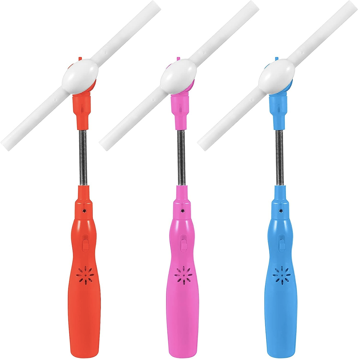 Flashing Light Up LED Spinning Windmill Glows Child Toy Swivel Fan Present Gift