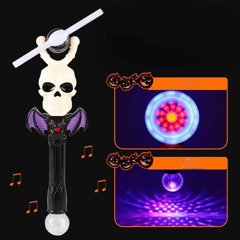 Flashing Light Up LED Spinning Windmill Glows Child Toy Swivel Fan Present Gift