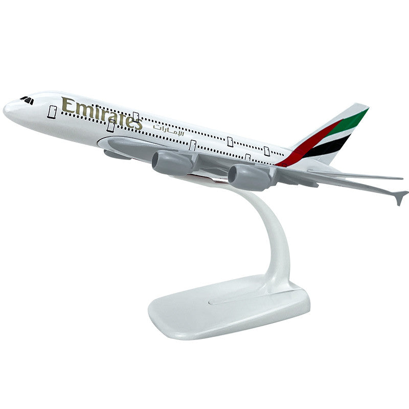 Emirates Airbus A380 Airplane Models Diecast Metal 18cm for Gift and Collection