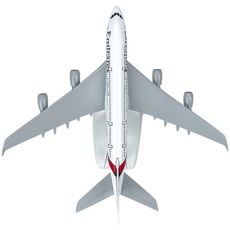 Emirates Airbus A380 Airplane Models Diecast Metal 18cm for Gift and Collection