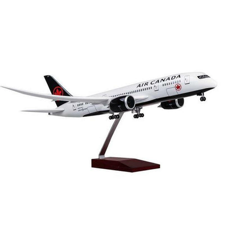 Air Canada Boeing B787 43cm Scale 1/130 Airplane model Collection Model and Gift With Light and Landing Gear