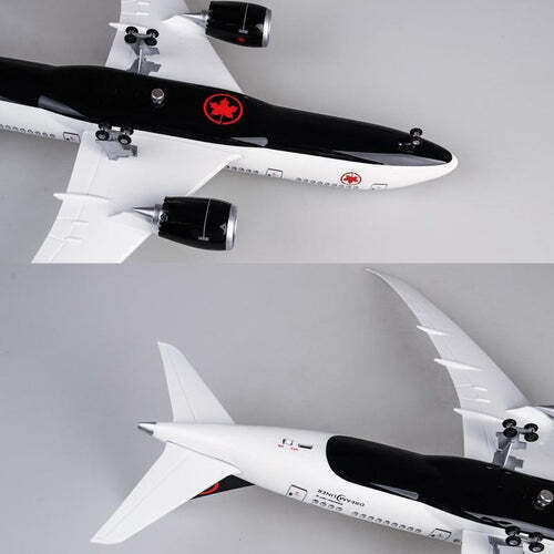 Air Canada Boeing B787 43cm Scale 1/130 Airplane model Collection Model and Gift With Light and Landing Gear