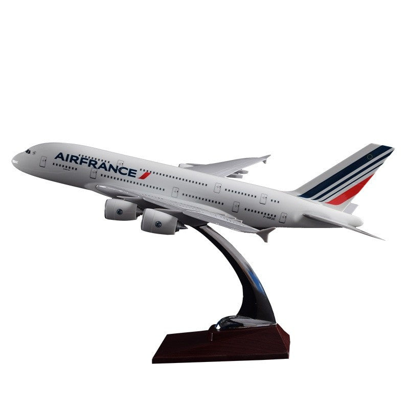 Air France Airbus A380 Airplane models 45.5cm Scale 1:160 With Landing Gear (No Light)