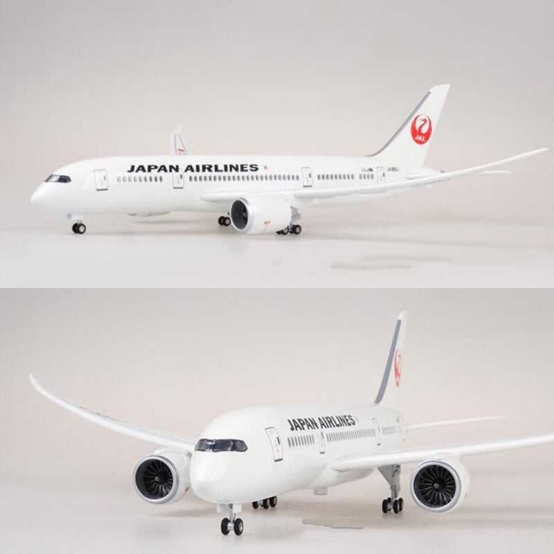 Japan Airlines Boeing 787 Scale 1:130 Airplanes models with light And landing Gear Collection Model