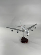 1:160 Fly Emirates A380 Plane Model / LED Light & Wheel Aircraft Model 45cm