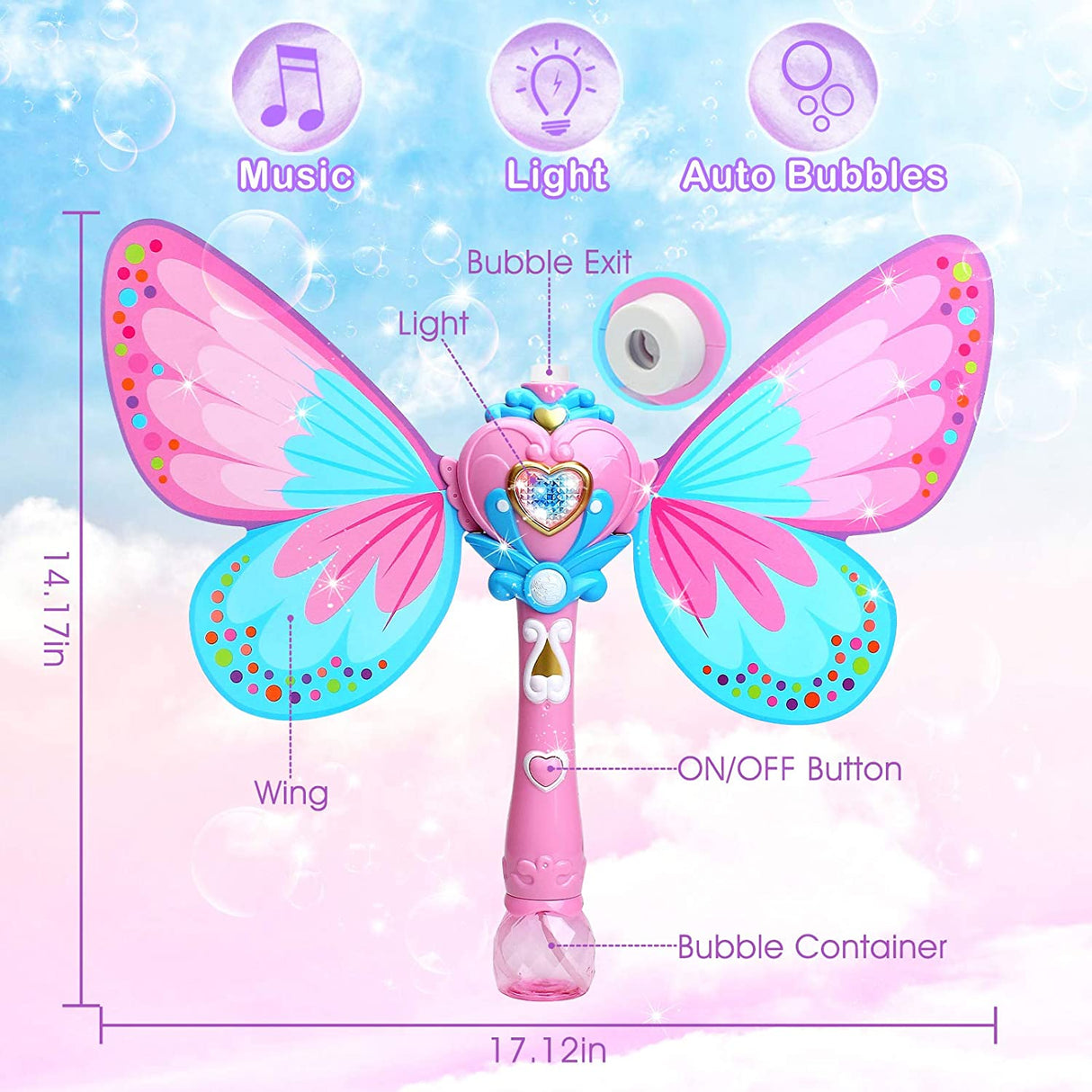 Butterfly Bubble Toy