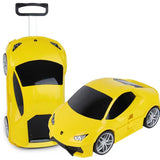 Kids Car Travel Bag with Wheels | Lambo Replica Rolling Suitcases| Kids Suitcase