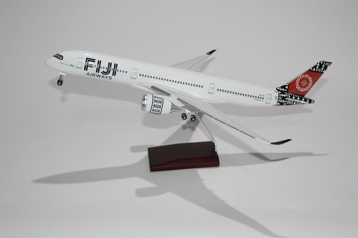 FIJI Airbus A350-900 Airplane Models With Light and landing Gear