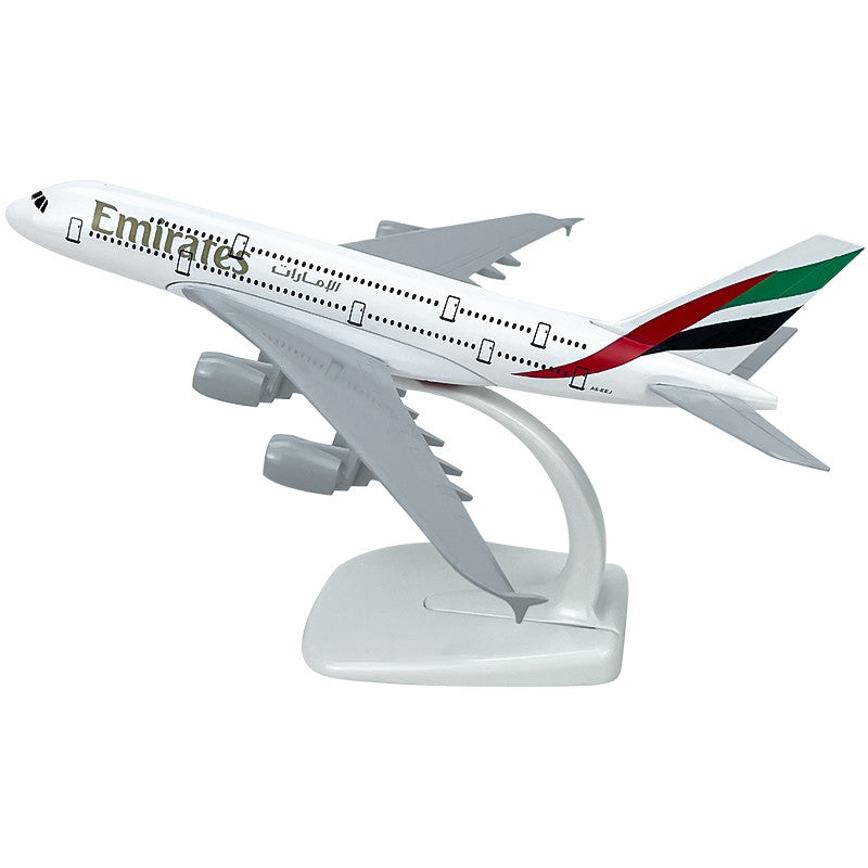 Emirats Airbus A380 Airplane models Diecast Metal 18cm for Gift and Collection.