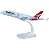 Qantas Airbus A380 diecast metal Airplane models 18cm for Gift And collection models